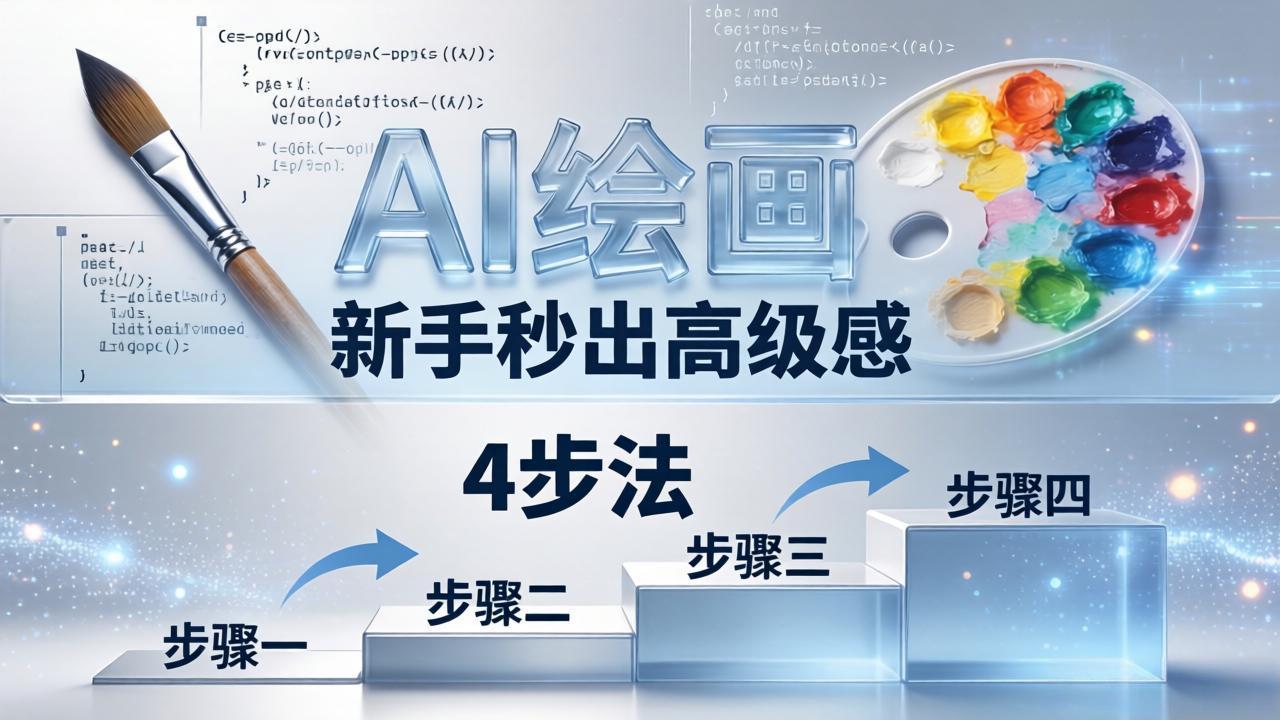 AI绘画入门别再硬磕了！即梦4步法：万能提示词公式+BRTR框架，新手秒出高级感-小言网创资源站