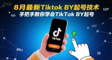 8月最新Tiktok搬运起号技术，手把手教你学会TikTok搬运起号-小言网创资源站