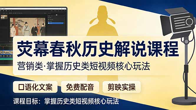荧幕春秋历史(营销类-小言网创资源站