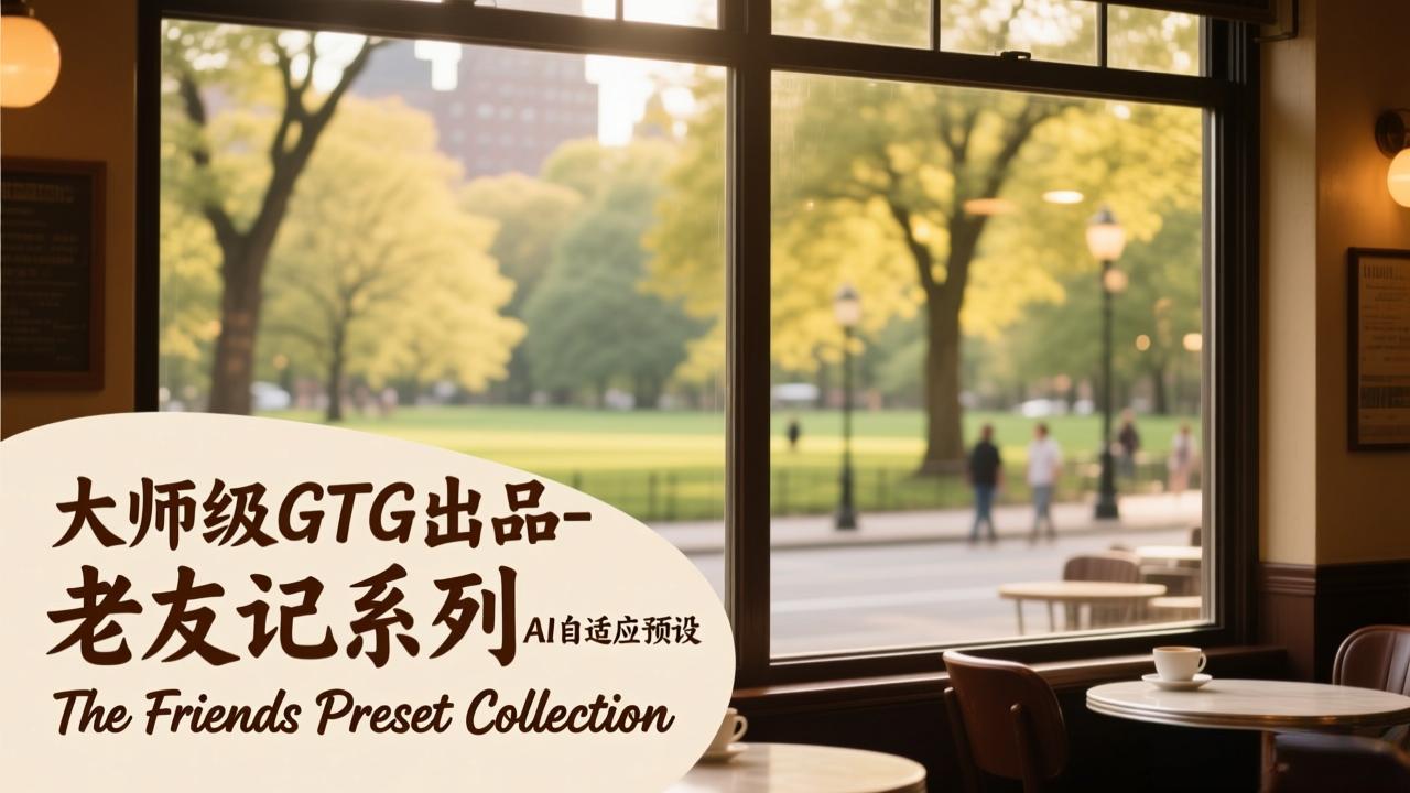 大师级GTG出品-老友记系列AI自适应预设The Friends Preset Collection-小言网创资源站