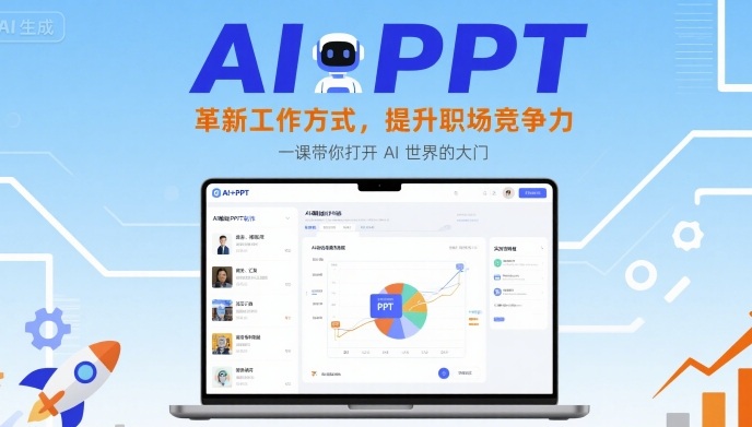 AI+PPT：革新工作方式，提升职场竞争力，一课带你打开 AI 世界的大门-小言网创资源站