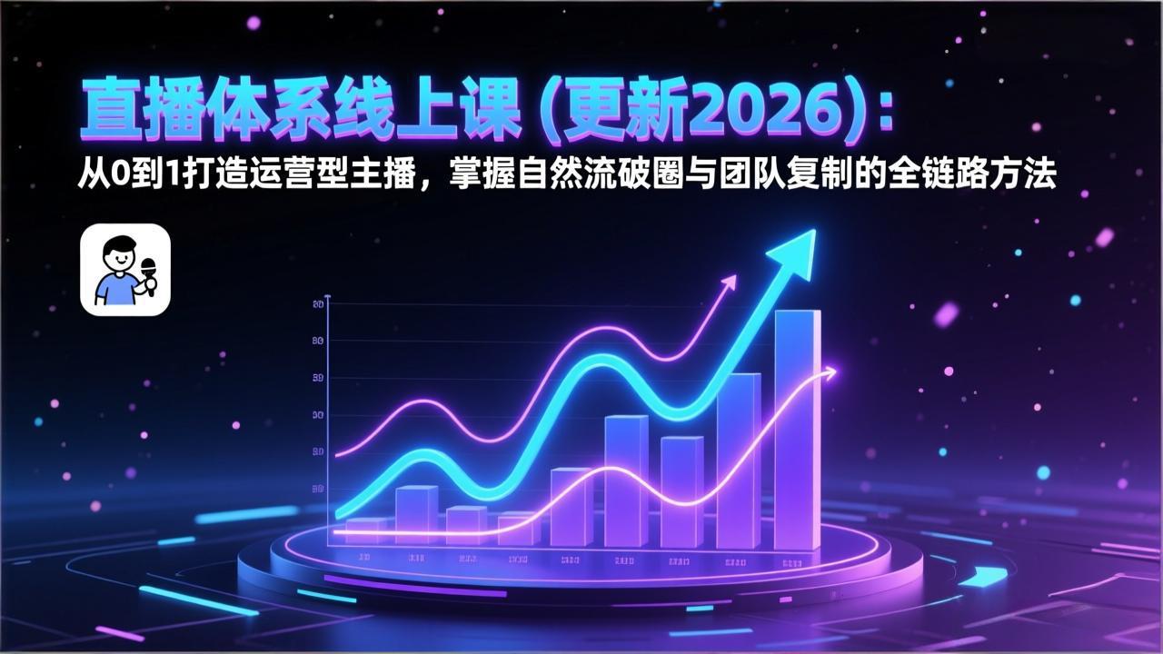 直播体系线上课(更新2026-小言网创资源站