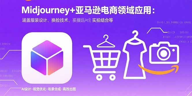Midjourney+电商领域商业应用：涵盖服装设计、换脸技术、实拍结合等-小言网创资源站