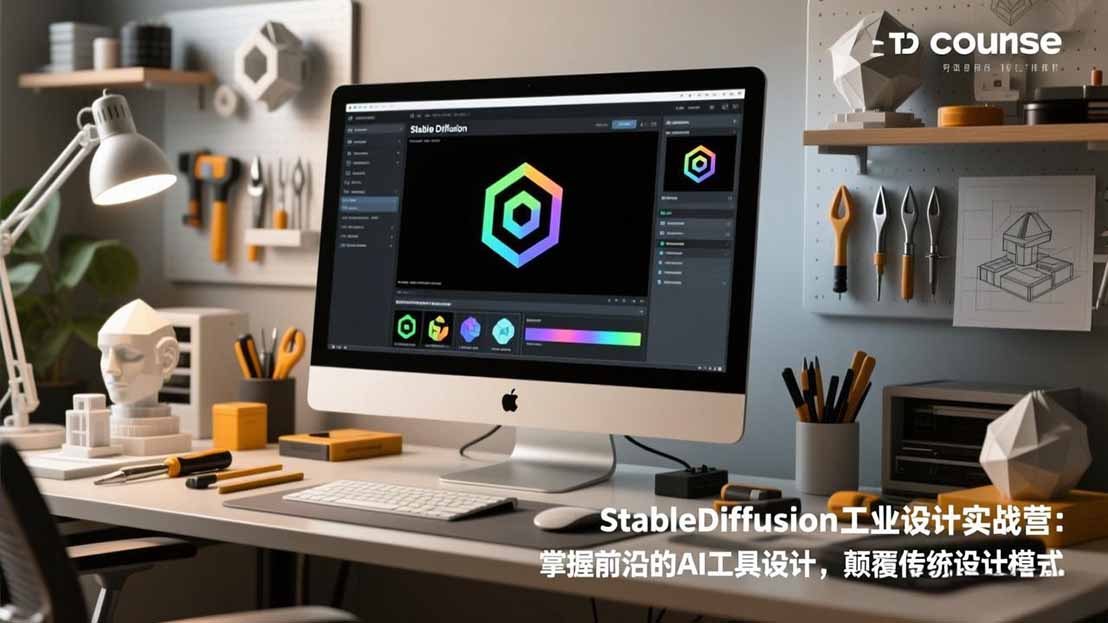 StableDiffusion工业设计实战营：掌握前沿的AI工具设计，颠覆传统设计模式-小言网创资源站