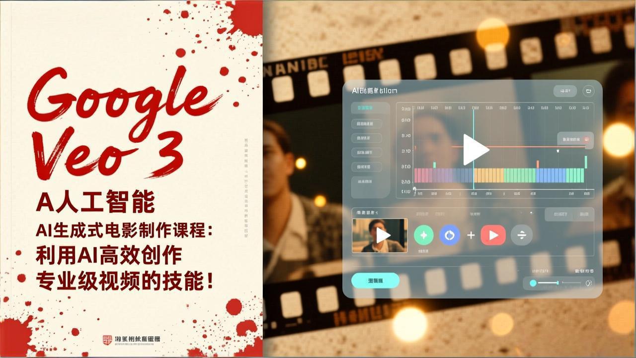Google Veo 3人工智能AI生成式电影制作课程：利用AI高效创作专业级视频的技能！-小言网创资源站