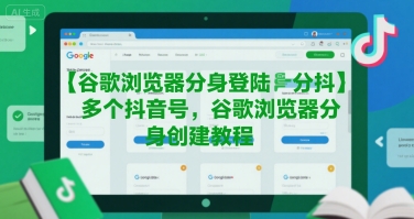 谷歌浏览器分身登陆多个抖音号，谷歌浏览器分身创建教程-小言网创资源站