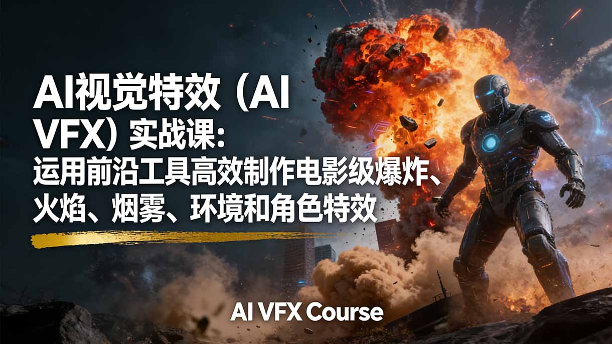 AI视觉特效(AI VFX-小言网创资源站