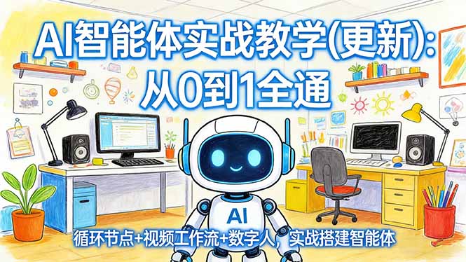 AI智能体实战教学(更新-小言网创资源站