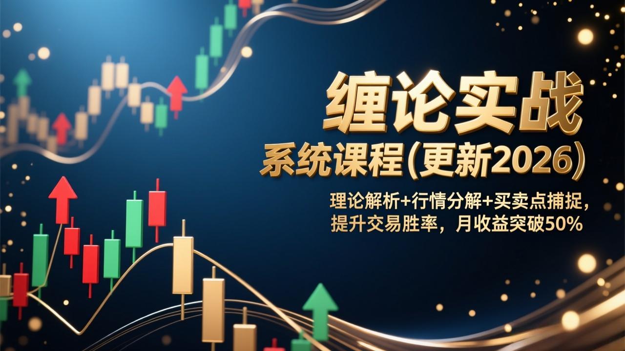 缠论实战系统课程(更新2026-小言网创资源站