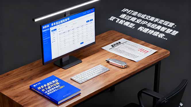 IP打造与成交高手变现营:通过商业IP+经典智慧双飞轮模型 构建持续收钱系统-小言网创资源站