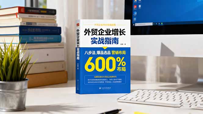 外贸企业增长实战指南，八步法、爆品选品、营销布局，业绩增长300%-小言网创资源站